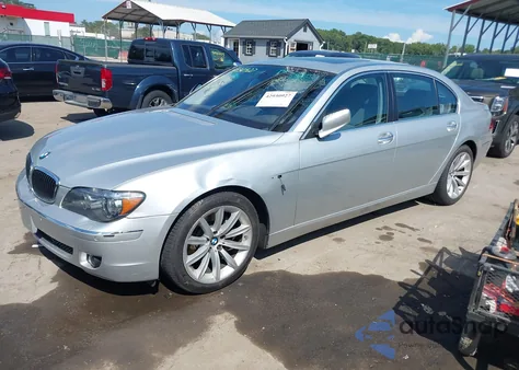 2007 BMW 750Li from USA, damaged, VIN WBAHN83567DT76390